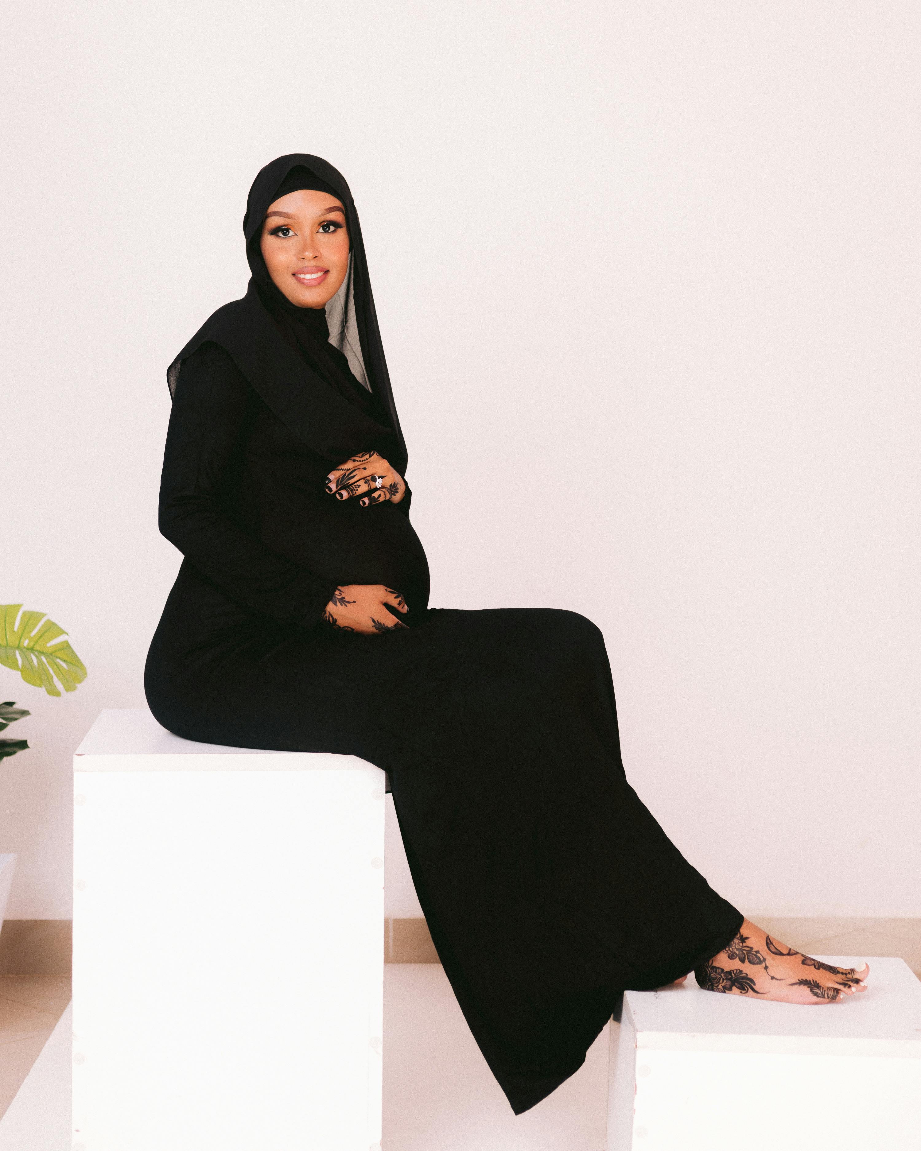 Pregnant 2025 abaya dress