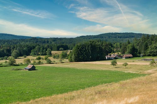 Gratis stockfoto met boerderij, gebouwen, landbouw