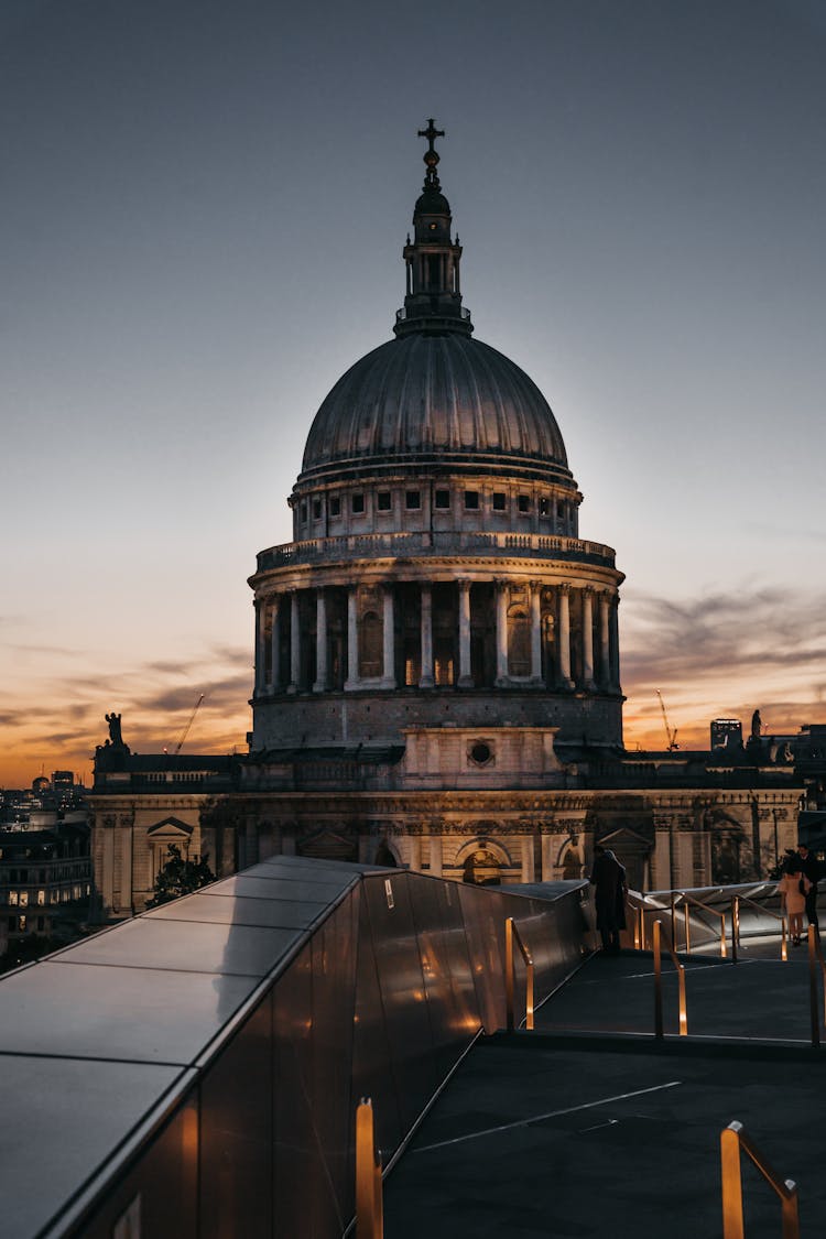 Dome Of Saint Peters Cathedral In London