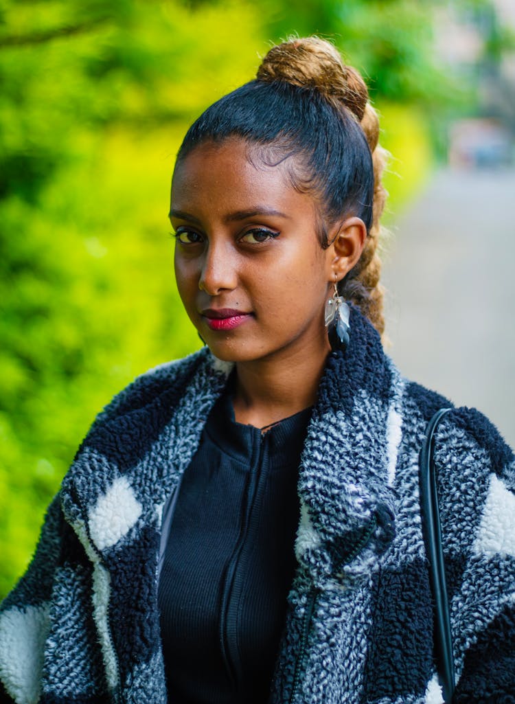 Woman In Furry Coat