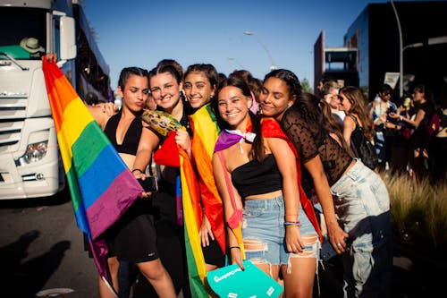 คลังภาพถ่ายฟรี ของ pridefestival, กลุ่ม, การยืน