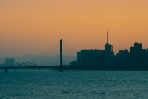 City Outline at Sunrise