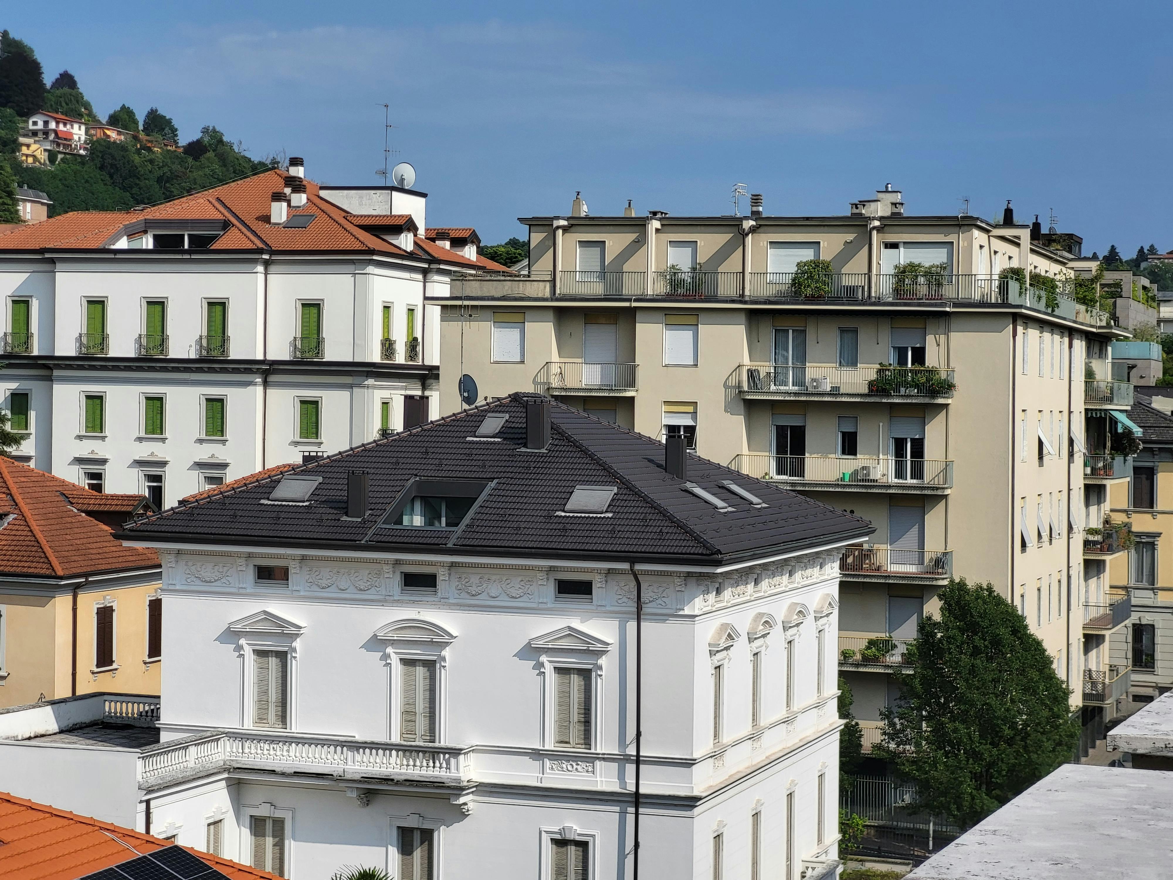 Schematyczny rzut mieszkania z podziałem na strefy ciche i głośne