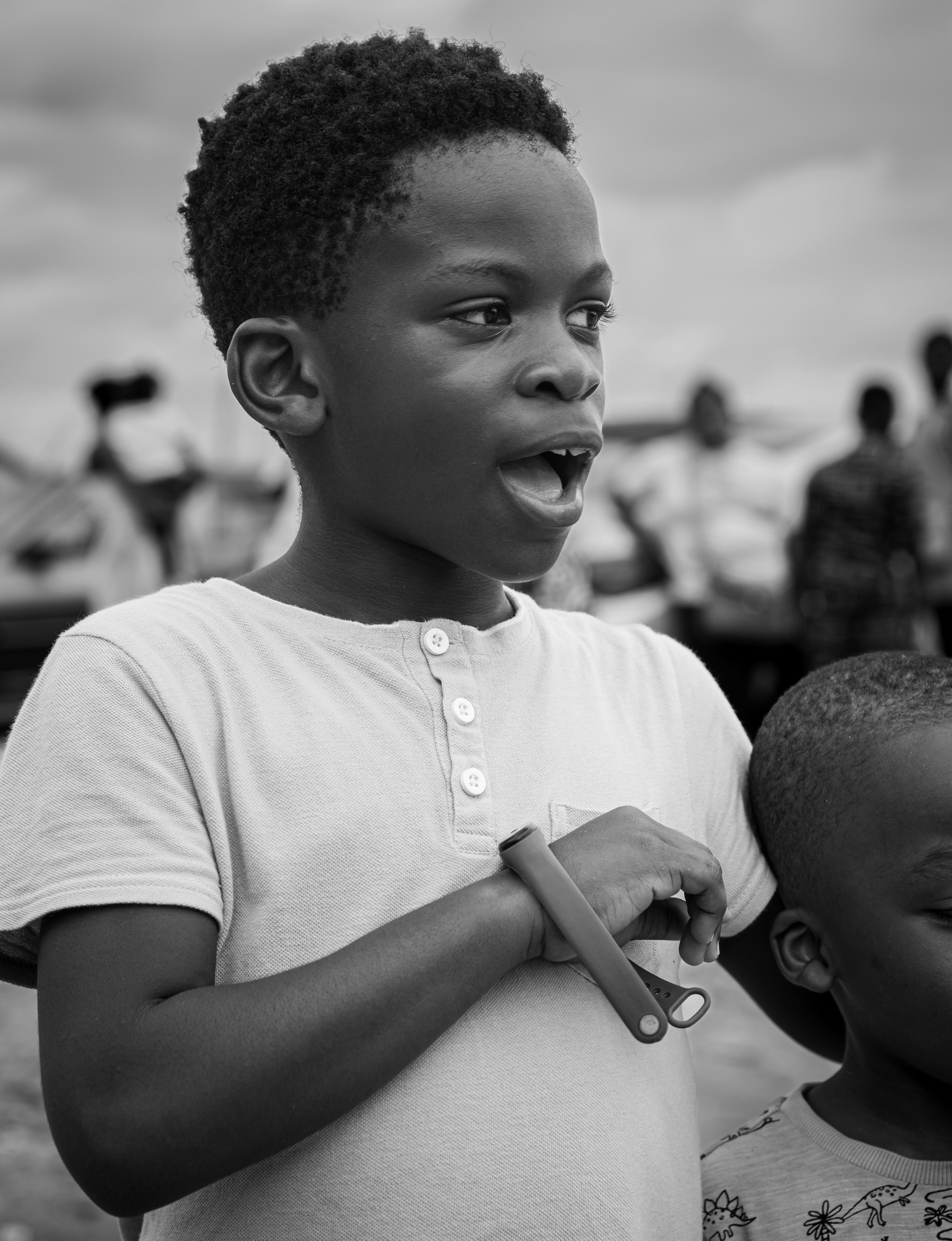 Portrait of Boy with Short, Black Hair · Free Stock Photo