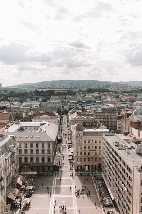 Drone Shot of Budapest