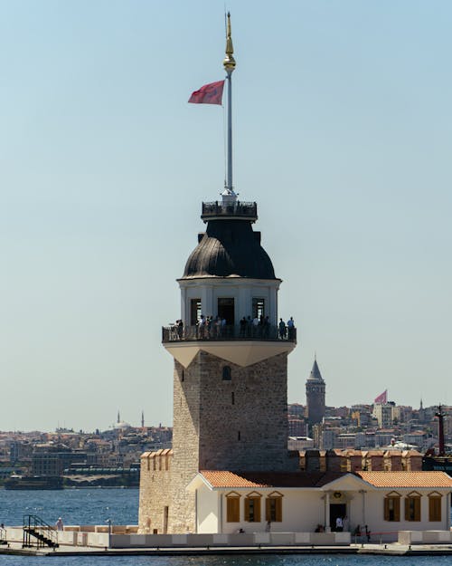 Kostenloses Stock Foto zu istanbul, jungfrauenturm, lokale sehenswürdigkeiten