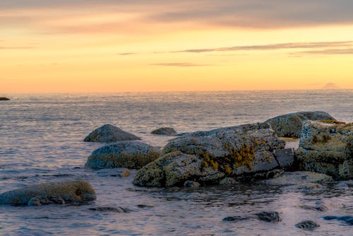 Foto d'estoc gratuïta de capvespre, Costa, erosionat