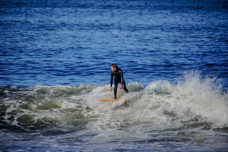 Surfer On Wave