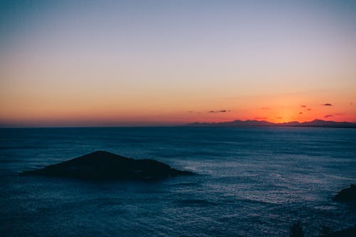 Oceano Durante L'ora D'oro