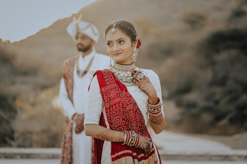 Bride in Traditional Clothing 