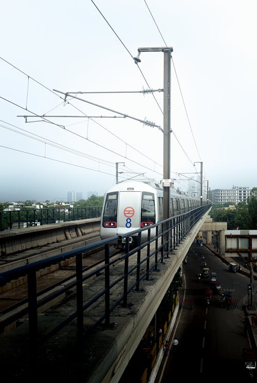 A Train in a City 