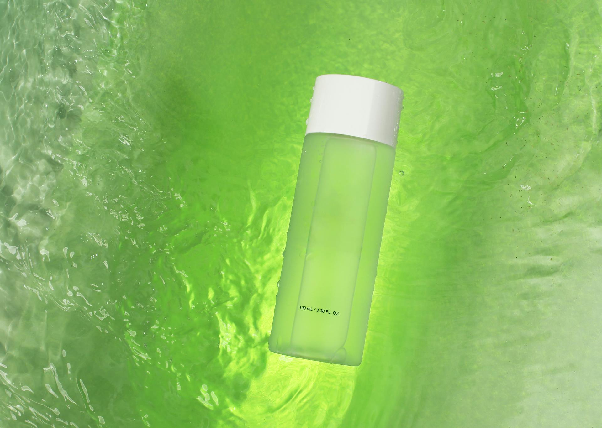 Bottle Floating on Water