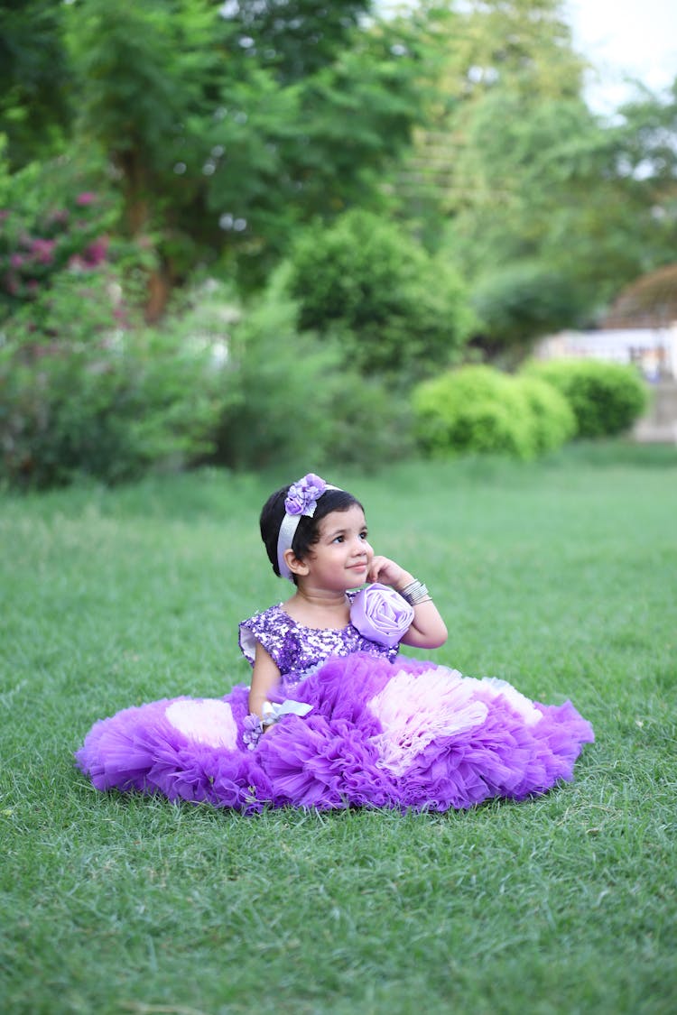 Girl In Princess Dress