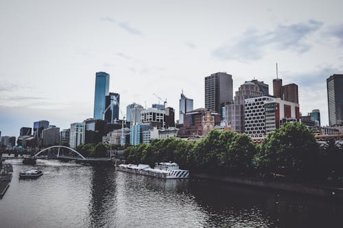 High-rise Buildings Near Body Of Water