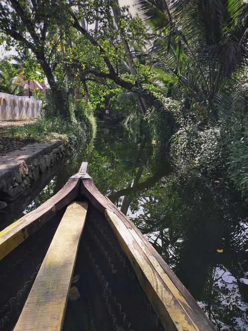 Free Boat view in backwaters Stock Photo