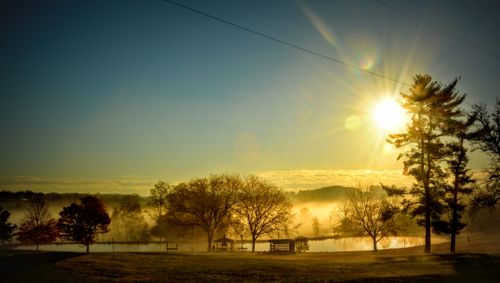 Free stock photo of fall, fog, parkview Stock Photo