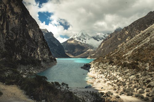 Glacier Lake in Mountains