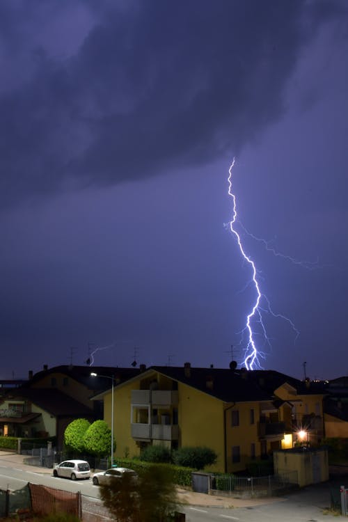 Free stock photo of lighting, storm