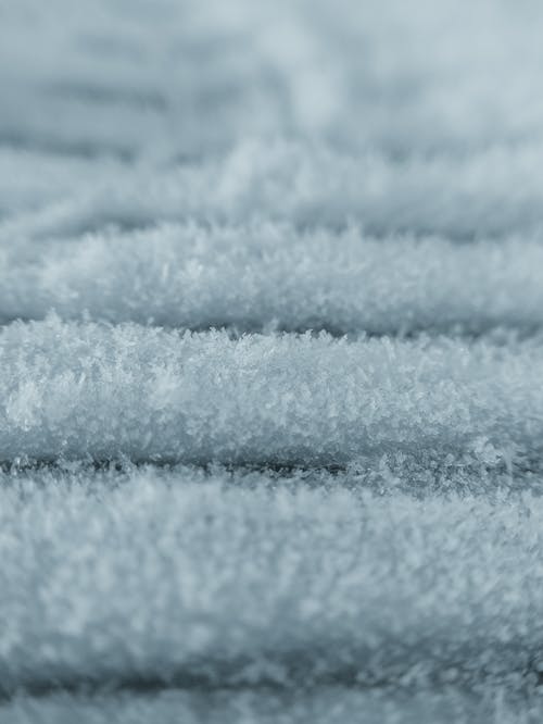 Close-up of a Layer of Snow 