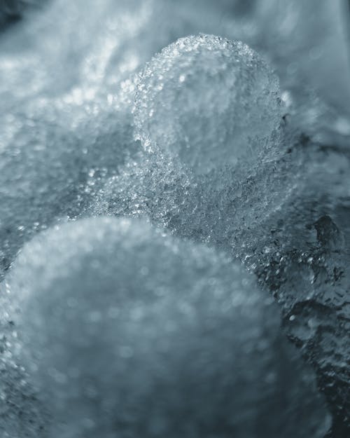 Close-up of Icy Snow 