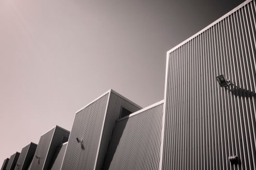 Grayscale Photo of Building