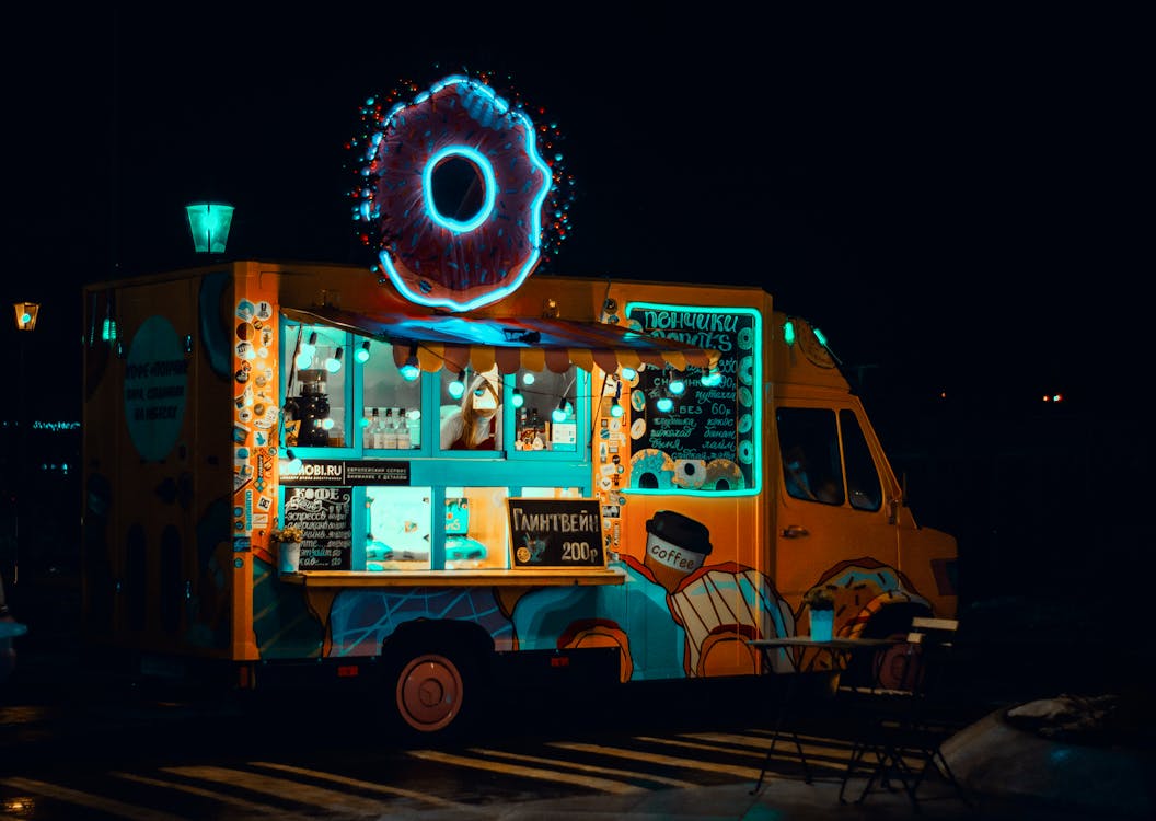 Orange Food Truck