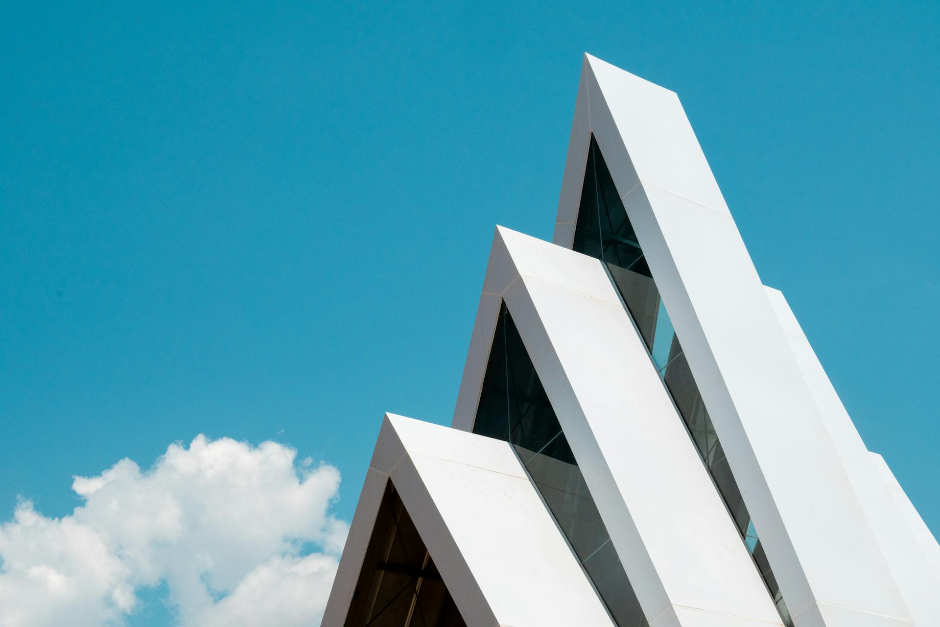 Rooftop of the Arctic Cathedral in Tromso