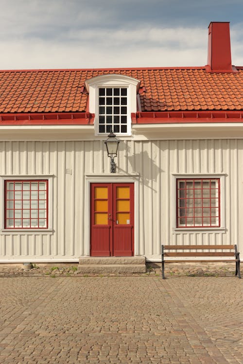 Cobblestone Pavement near Building