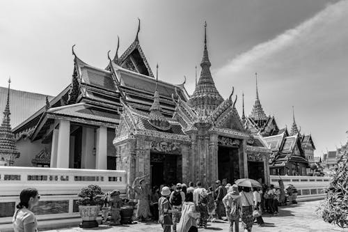 Immagine gratuita di Bangkok, bianco e nero, buddista