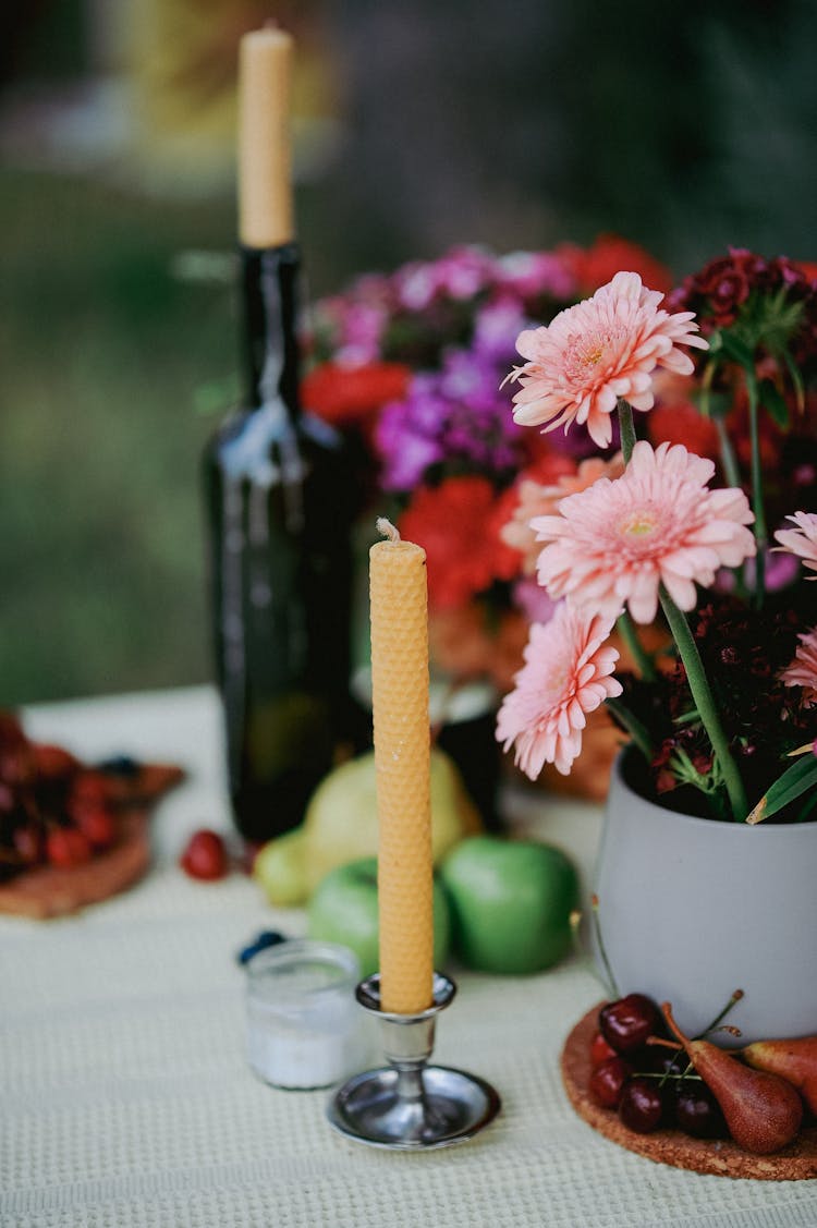 Flower Decoration On A Party