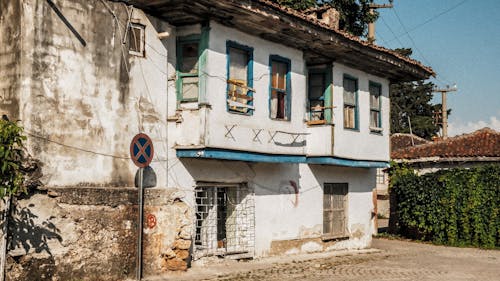 Exterior of an Abandoned House 