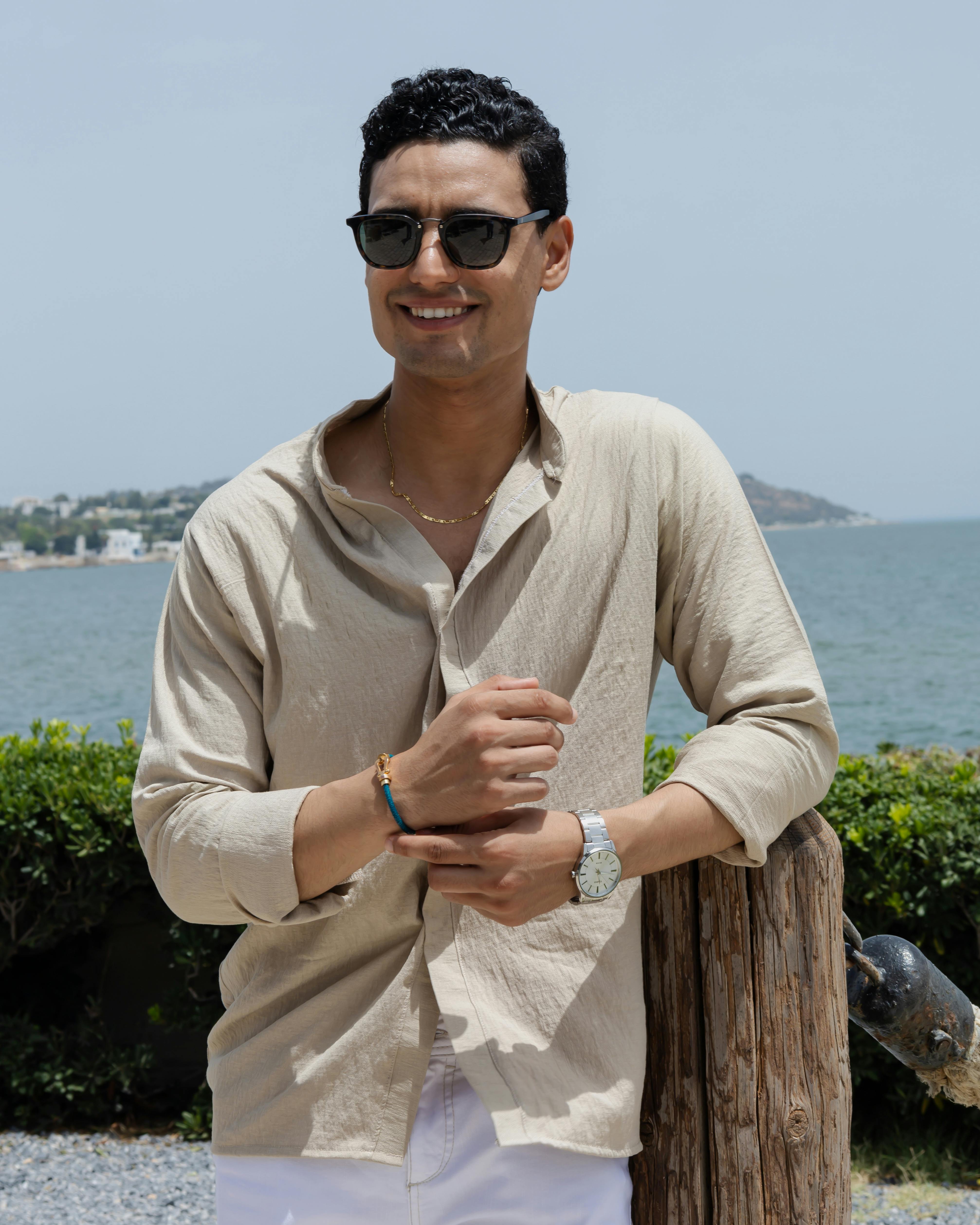 Well Dressed Man At Sea Free Stock Photo well-dressed-man-at-sea-free-stock-photo