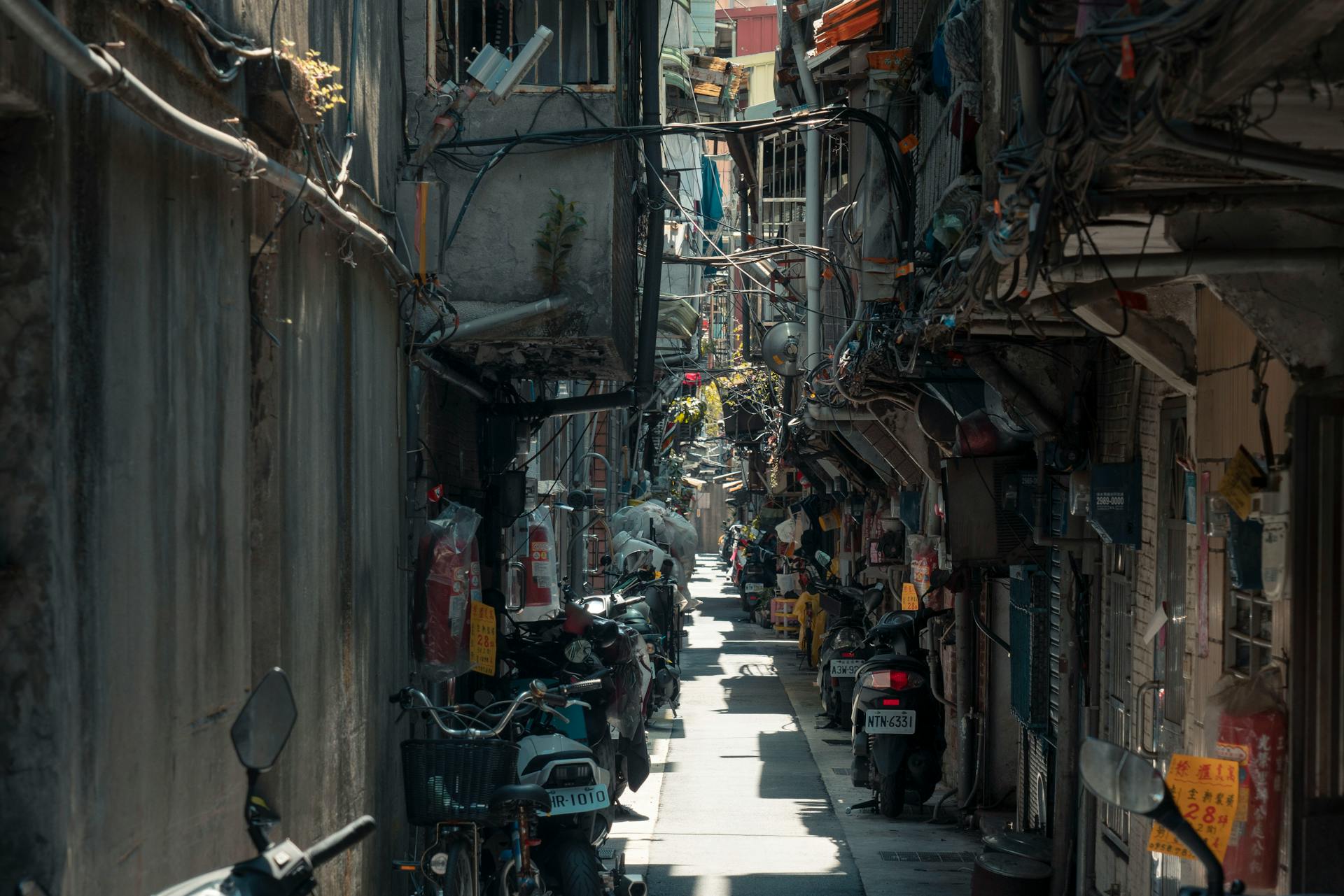 Narrow Side Urban Street