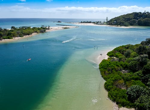 Darmowe zdjęcie z galerii z dron, fale, fotografia z drona