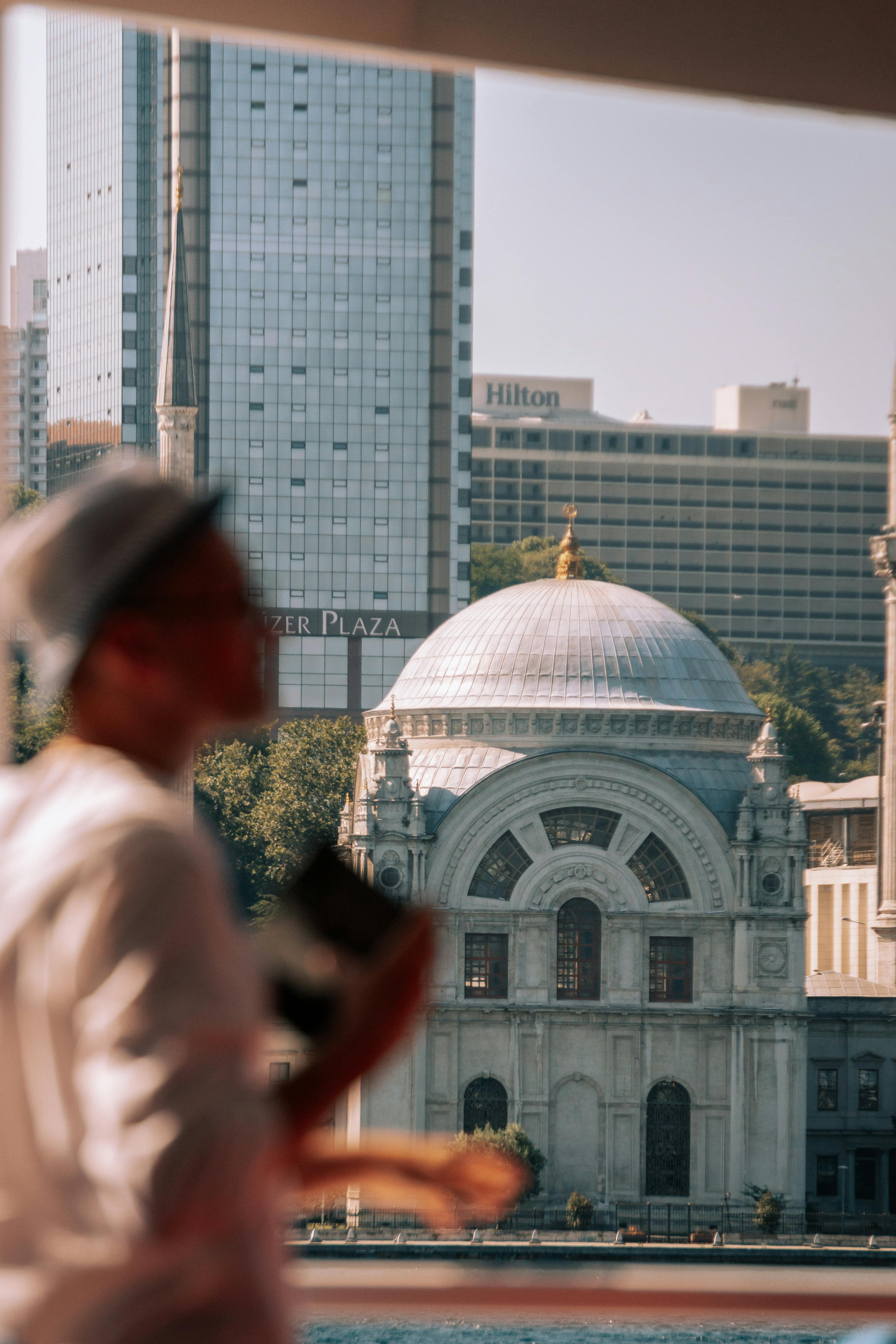 dolmabahce mosque in istanbul turkey