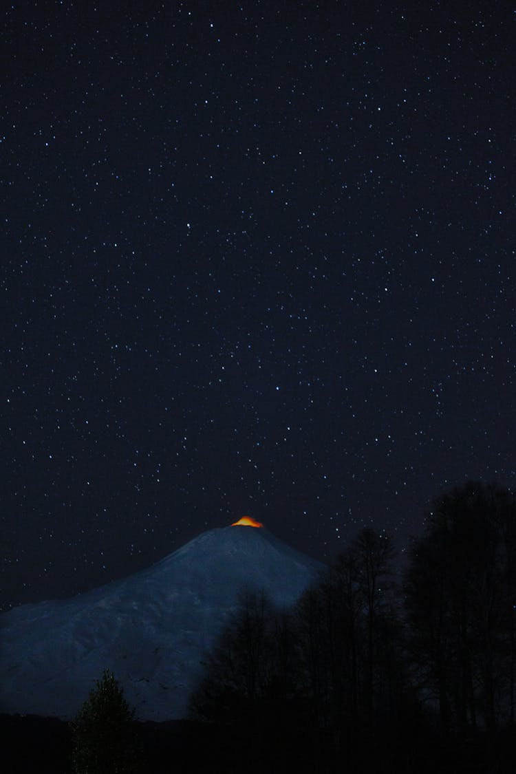 Light On A Mountain Peak