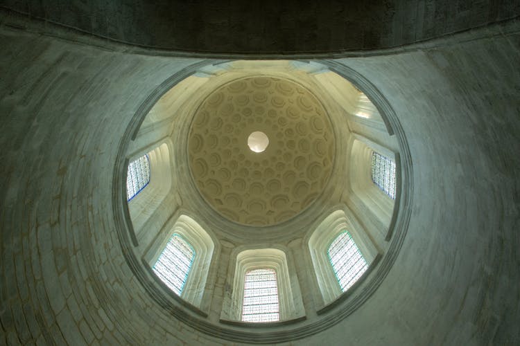 The Dome Of The Saint Pierre Cathedral, Blessed Sacrament Chapel In Vannes, France 