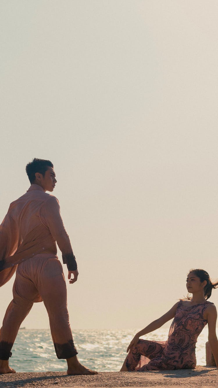 Couple On The Beach