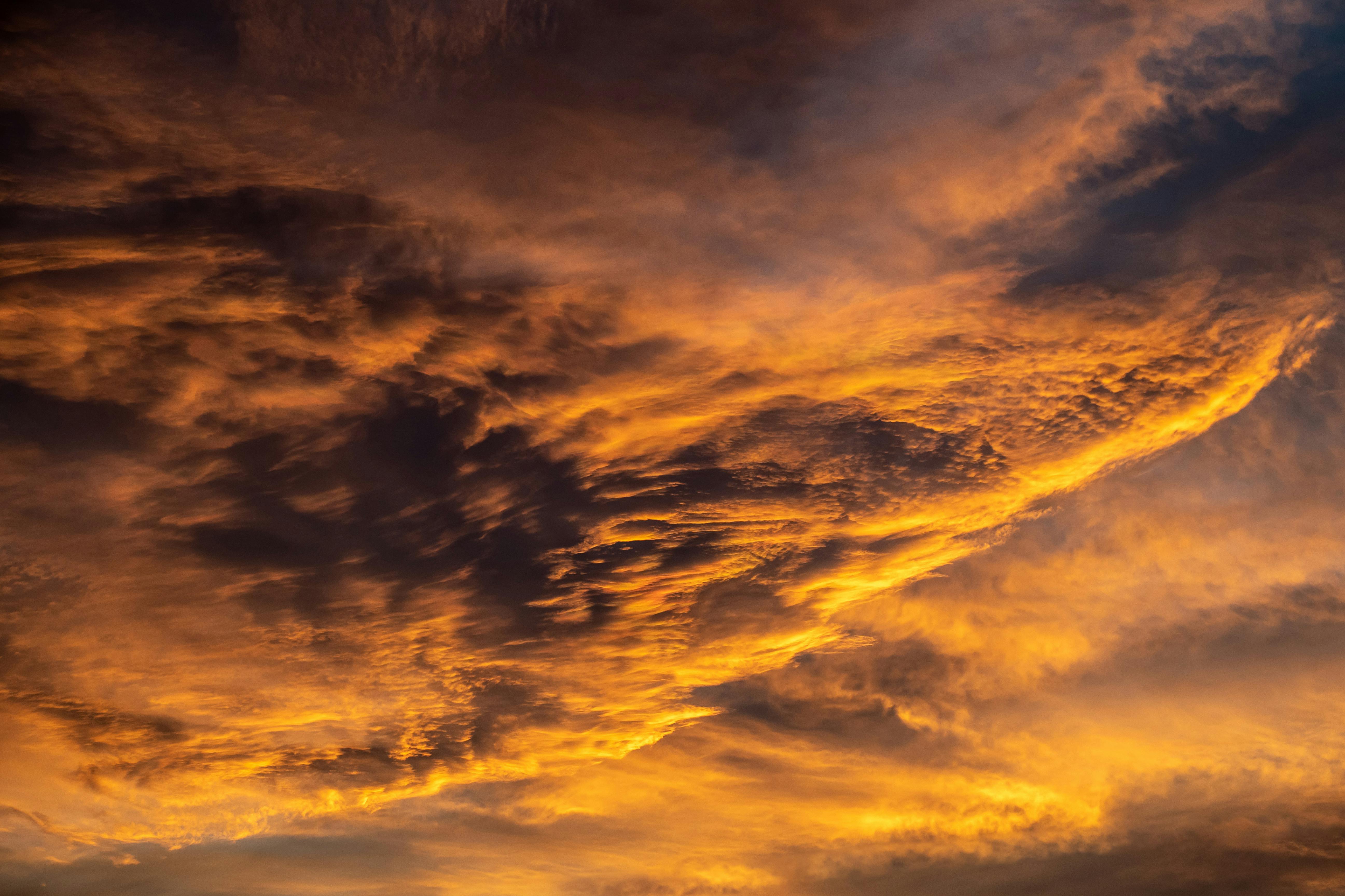 Orange Clouds · Free Stock Photo