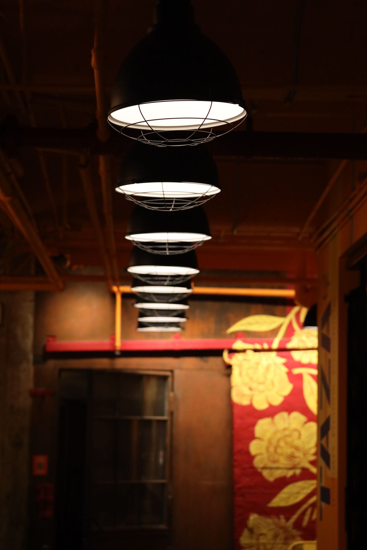 Industriële hanglamp met zichtbare gloeidraad