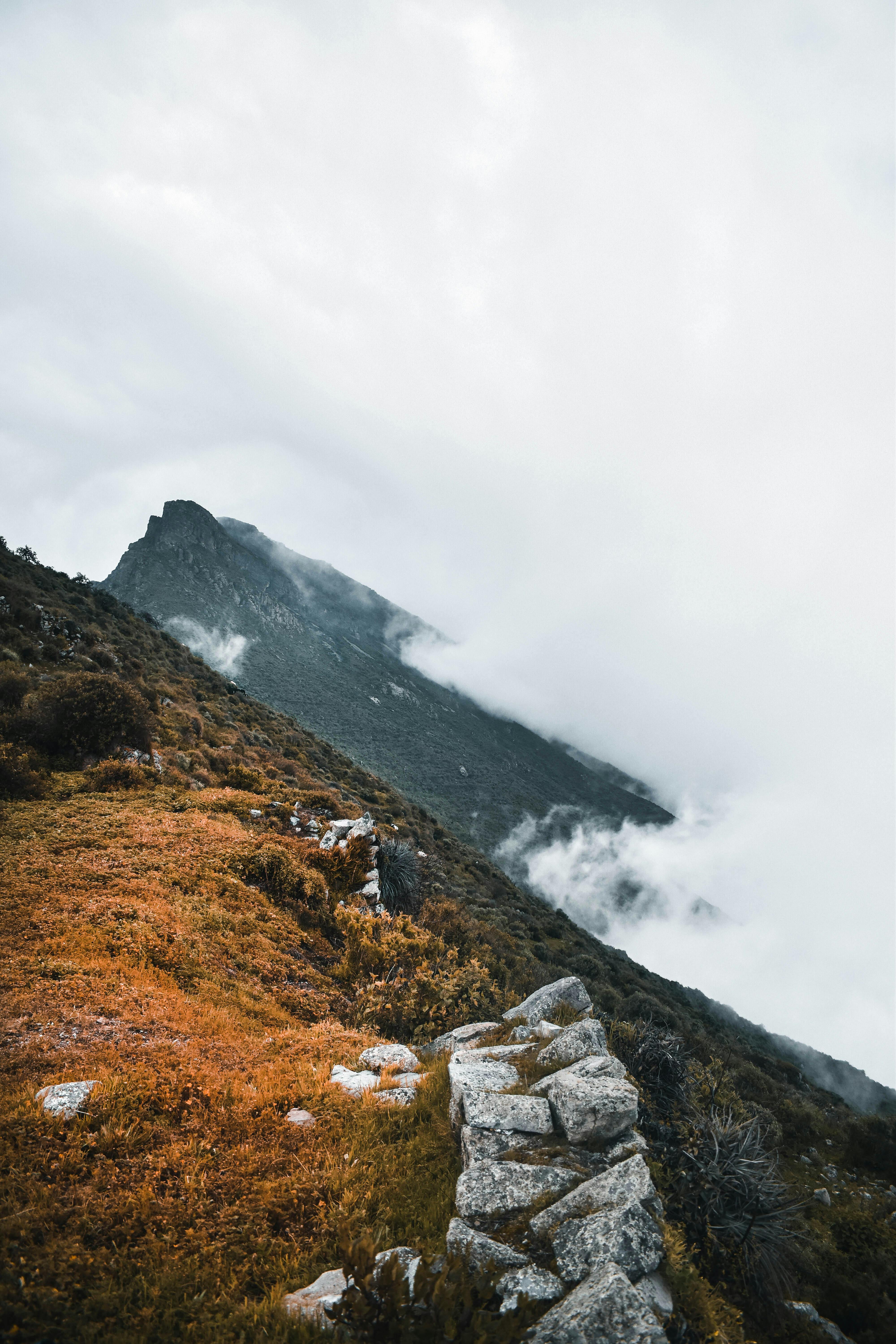 Morning Foggy Mountain 4K Ultra HD Mobile Wallpaper