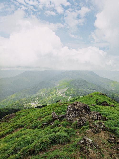 Cloud over Hill in Mountains