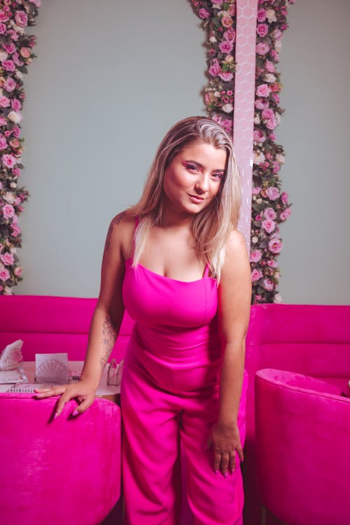 Model in Pink