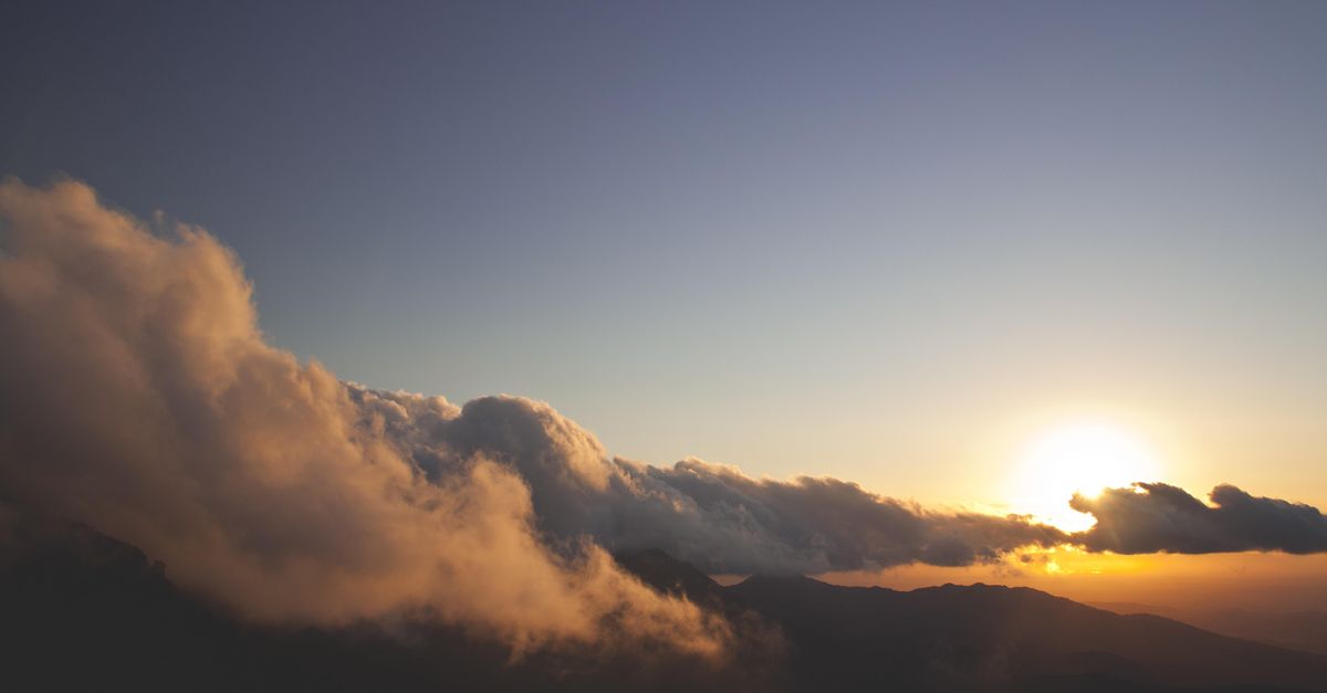 sunrise over mountains symbolizing hope renewal