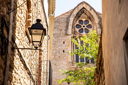Free Wall of Cathedral of Palma de Mallorca Stock Photo