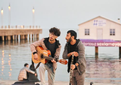 Street Musicians on Baku Boulevard