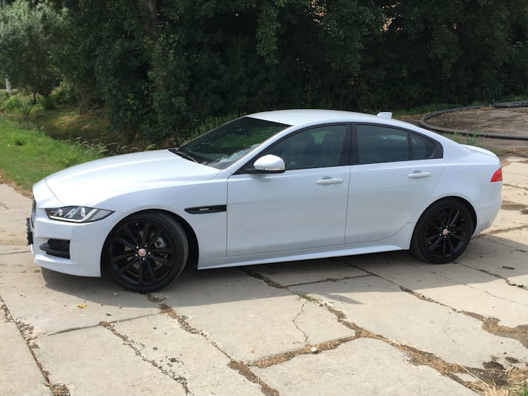 White Jaguar XE