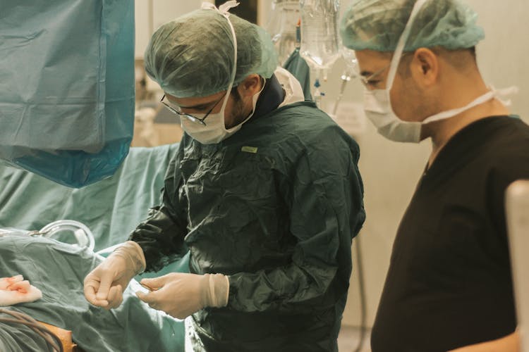 Doctors Working In Masks