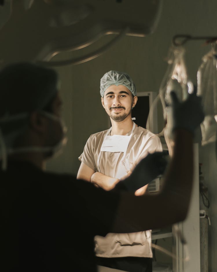 Smiling Doctor In Hat