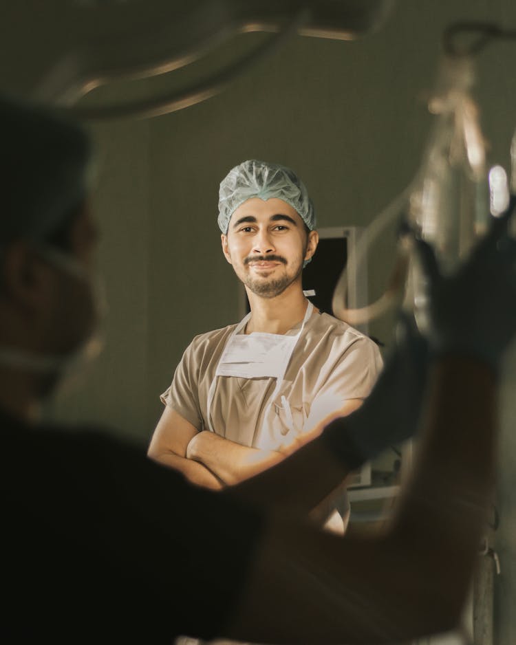 Smiling Doctor In Hat